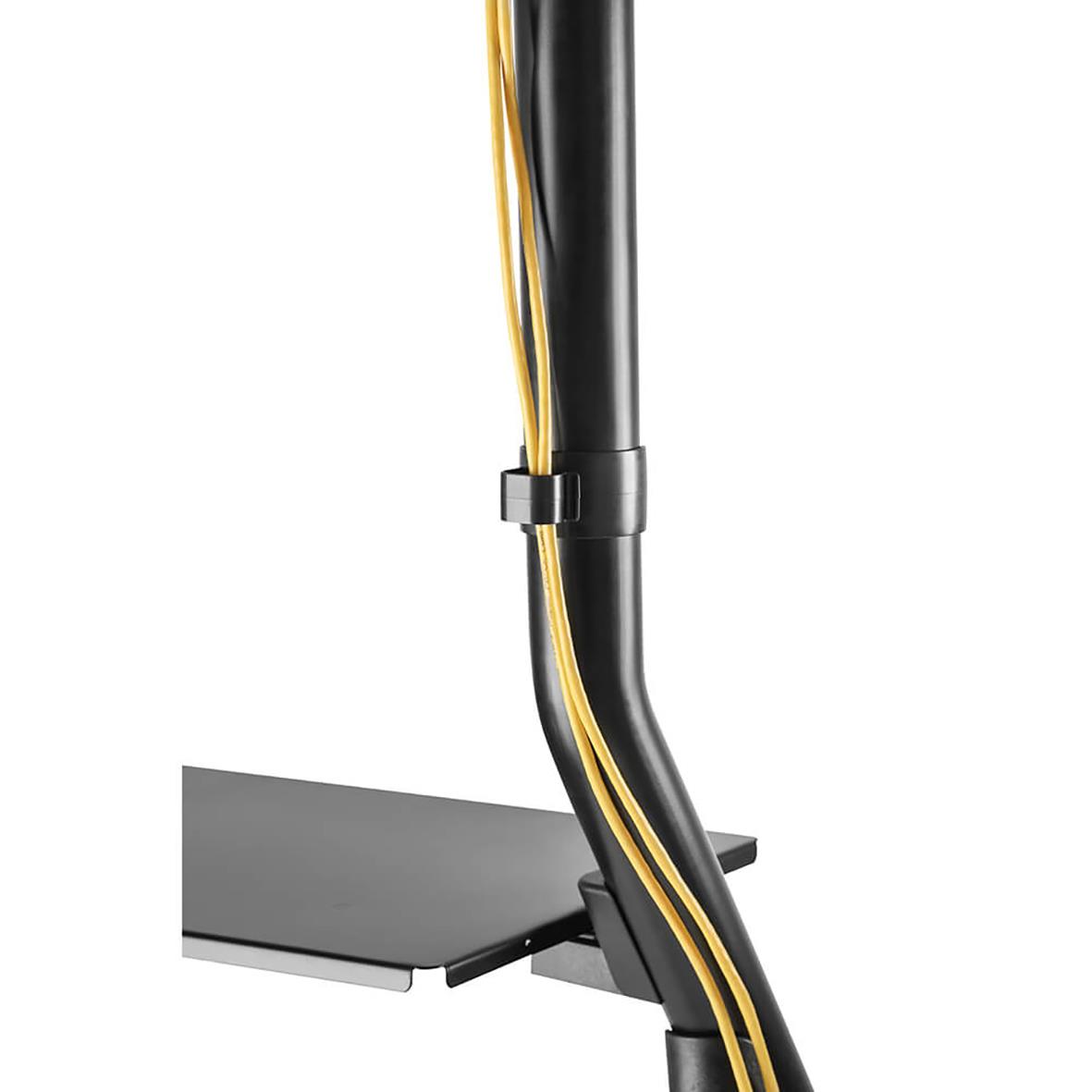 TV-stativ Hama Trolley med hjul för TV upp till 100 tum