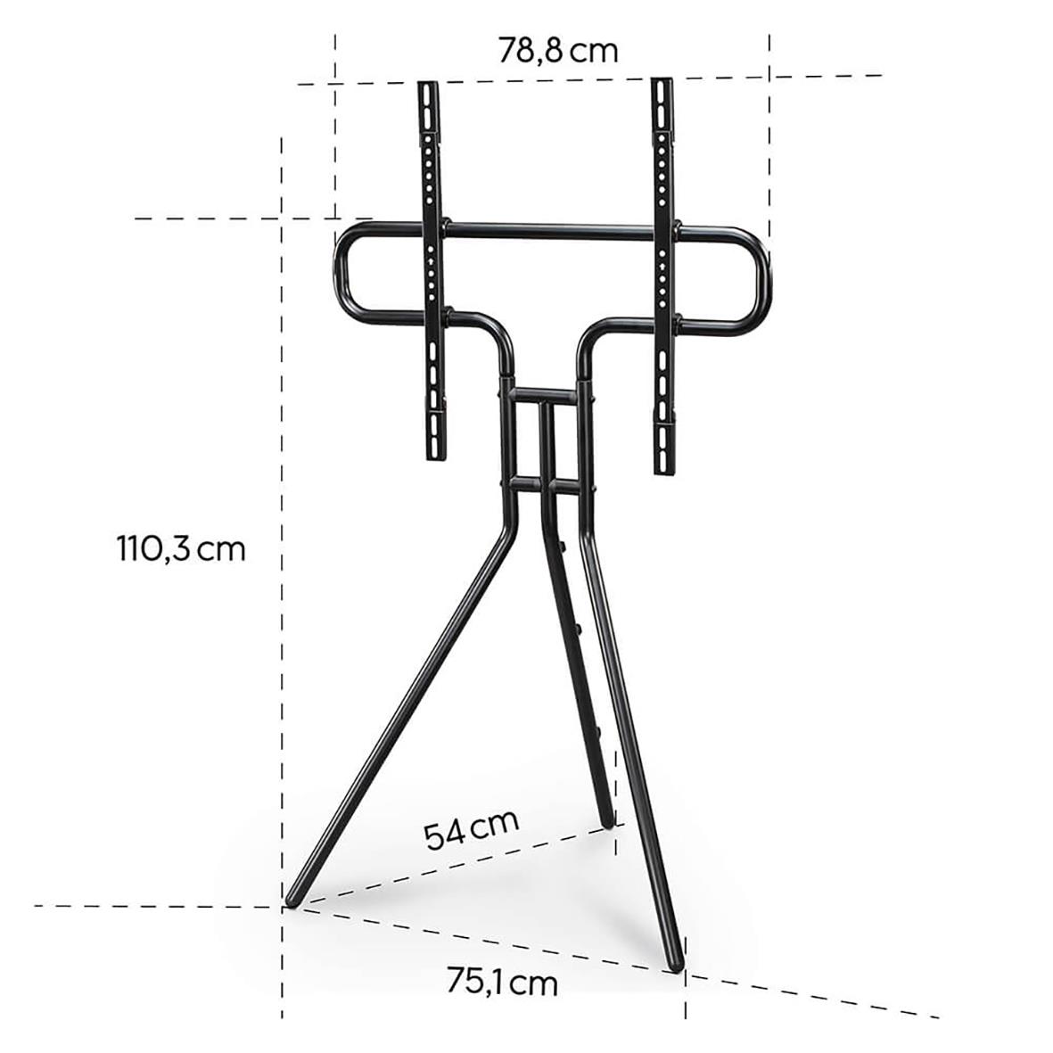 TV-Stativ Hama Golv Upp till 75" Svart 75080009_7