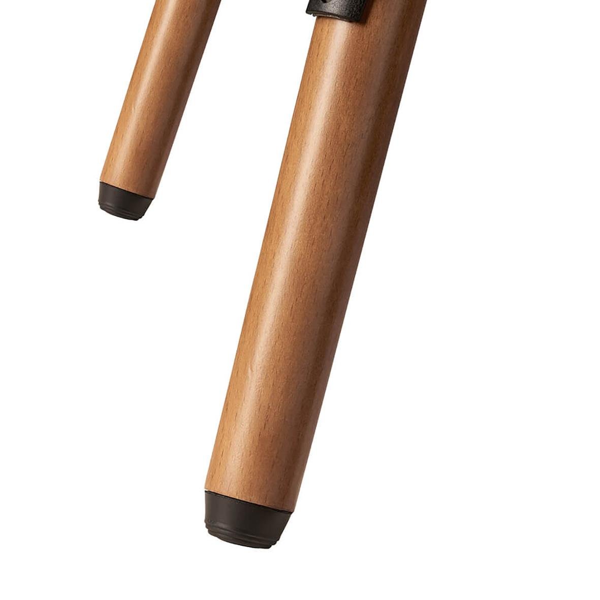 TV-stativ med träben för golv, designad för TV upp till 65 tum, med stålstativ och justerbara fötter