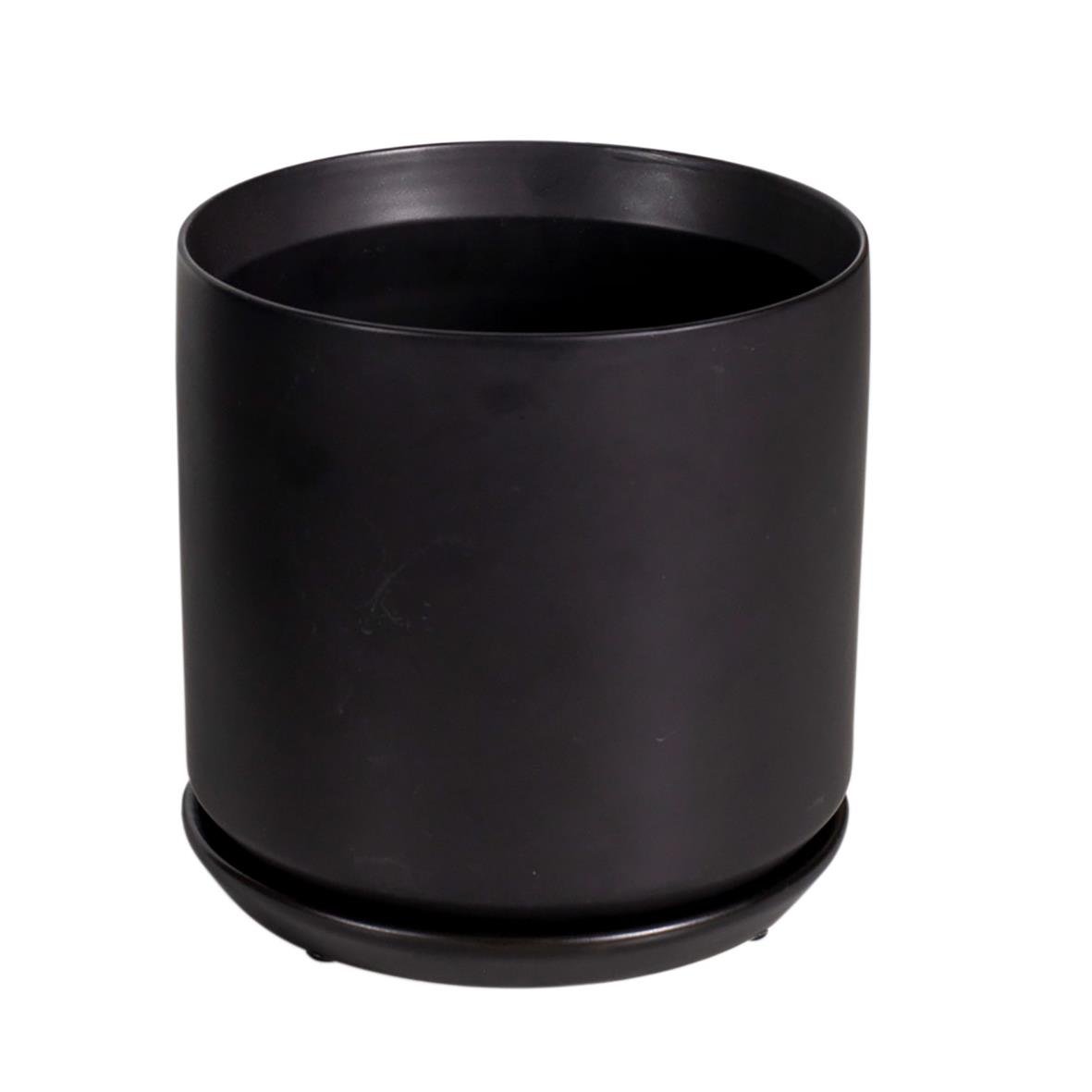 Svart kruka Palermo Höjd 180mm, 4L kapacitet