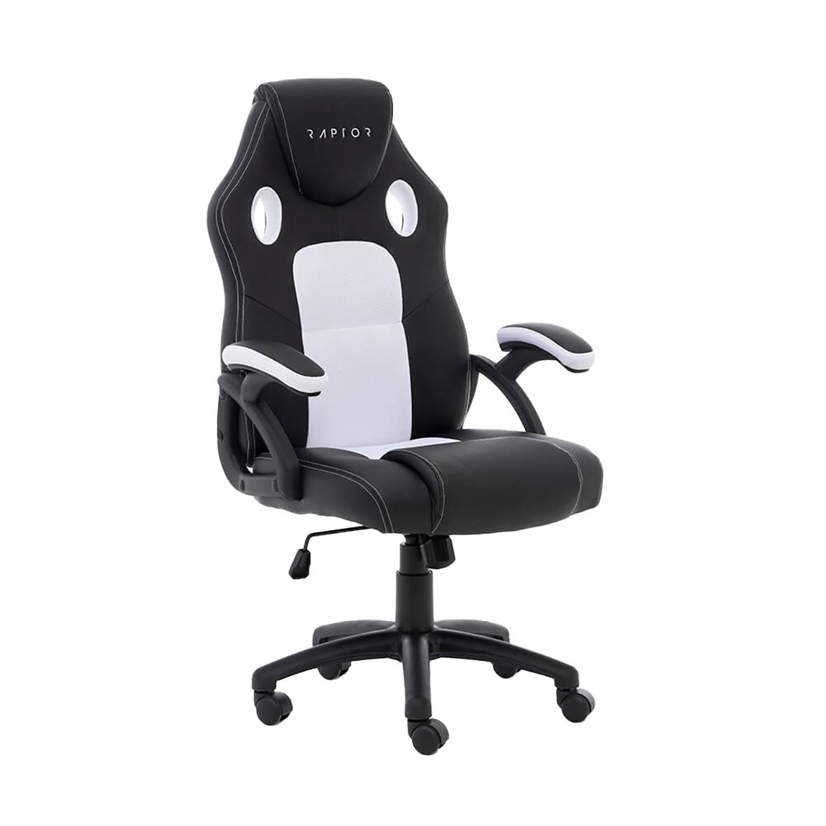 Gamingstol Raptor GS-40 Kompact Svart/Vit 76010838_2