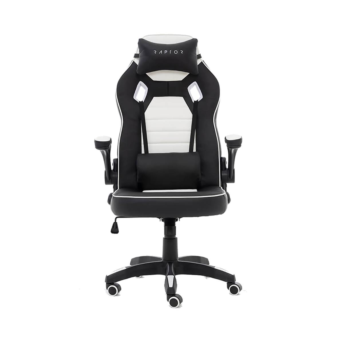 Gamingstol Raptor GS-50 Full Size Svart/Vit 76010839_1