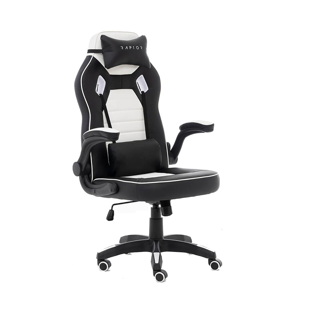 Gamingstol Raptor GS-50 Full Size Svart/Vit 76010839_3