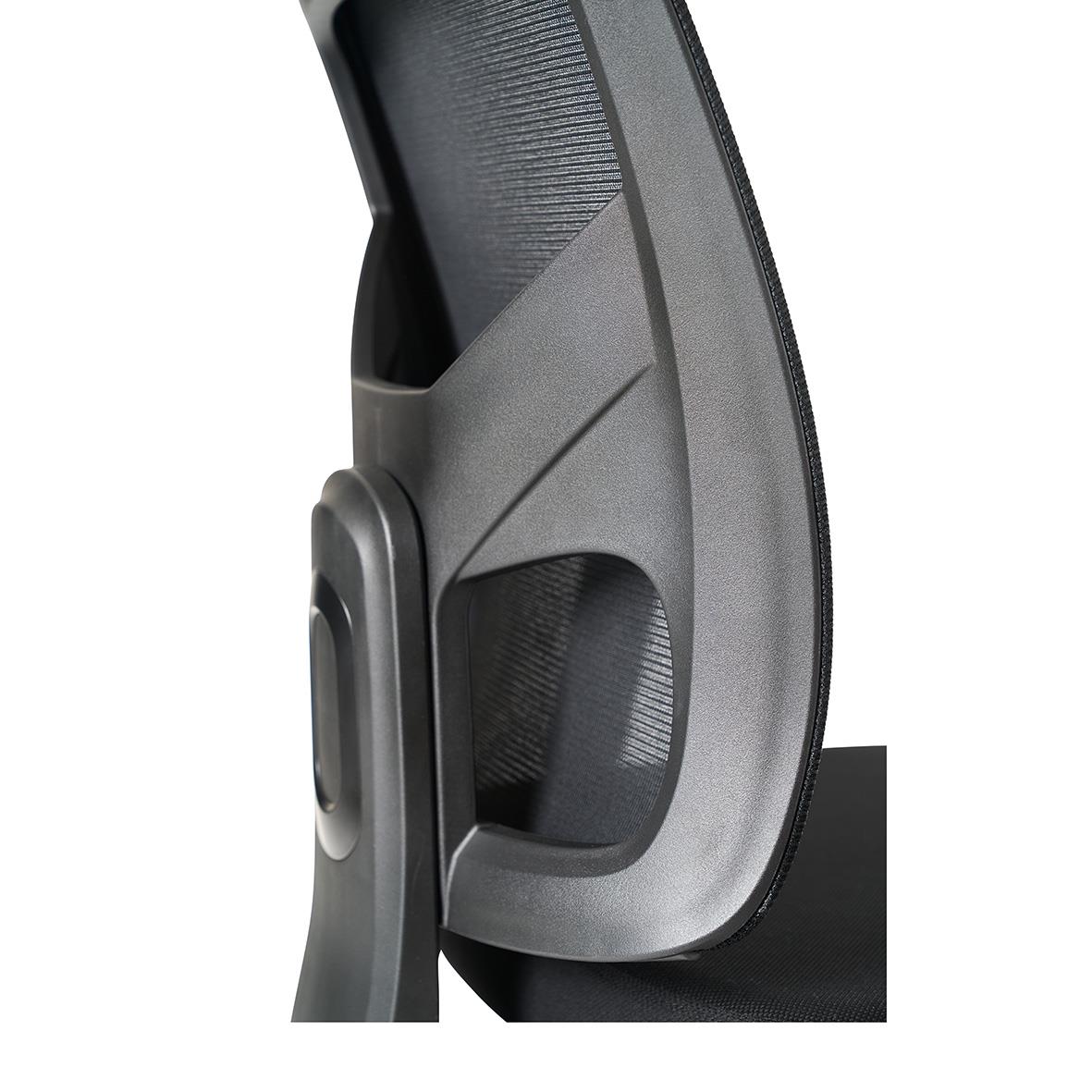 Svart kontorsstol Sun-Flex Officechair med mesh ryggstöd och justerbar sits