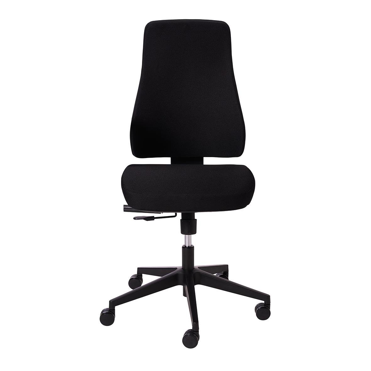 Svart kontorsstol Sun-Flex Officechair MB med hjul och justerbar höjd