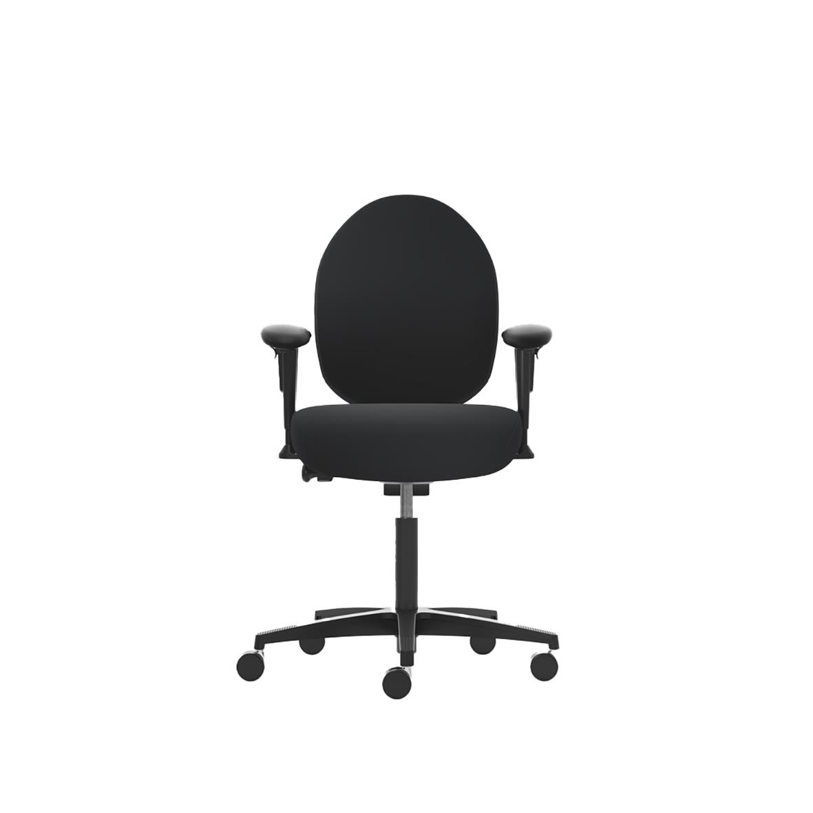 Kontorsstol Malmstolen Active R3 Medium DUX Svart