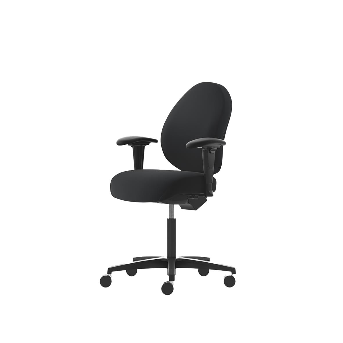 Kontorsstol Malmstolen Active R3 Medium DUX Svart 76010920_2