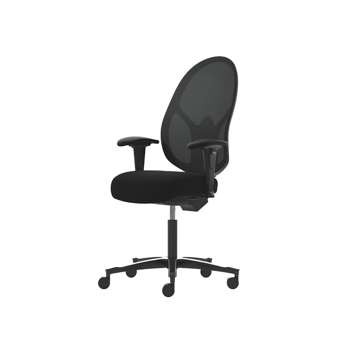 Kontorsstol Malmstolen Active R3 Mesh DUX Svart 76010921_2