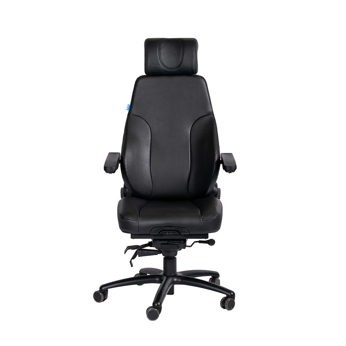 Kontorsstol Be-Ge Frapett 300 24H konstläder svart