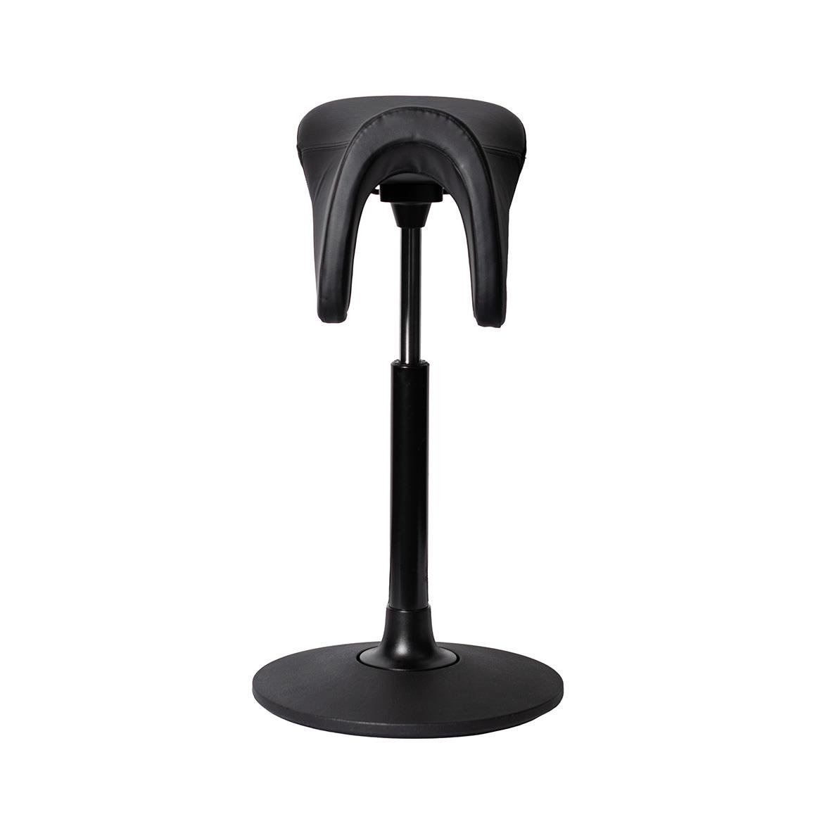 Svart sadelstol Be-Ge Frapett 7001 med balansfot