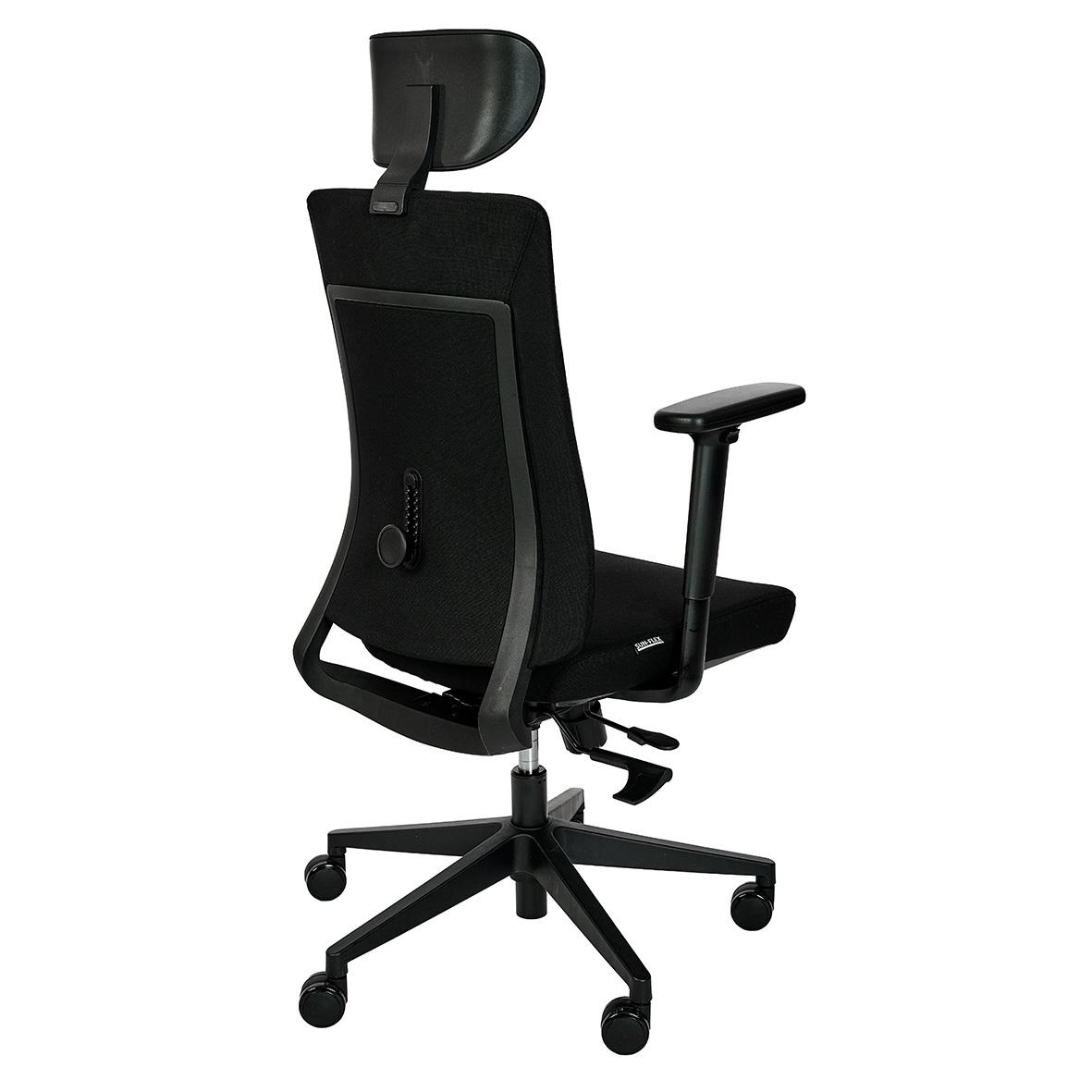 Kontorsstol Sun-Flex Officechair EB med justerbar ryggstöd och hjul