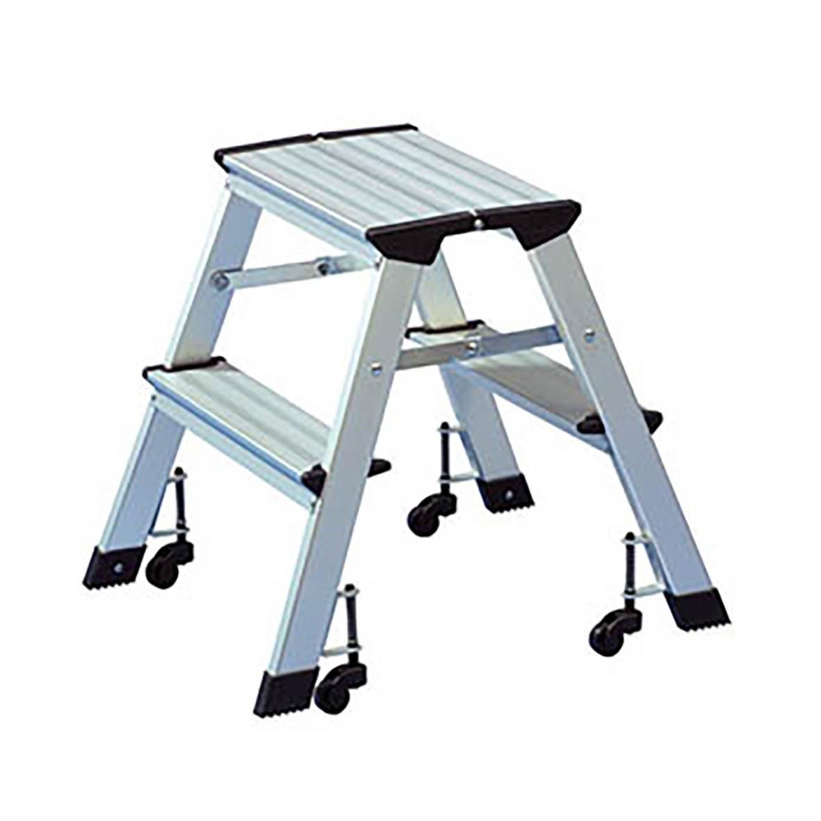 Stegpall Wedo Wedomobil i metall med hjul och halkskyddade steg