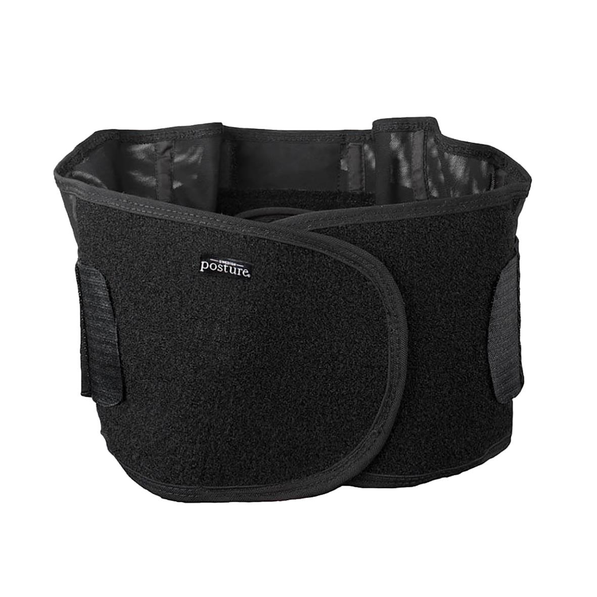 Ländryggsbälte i svart för posturering, liten storlek