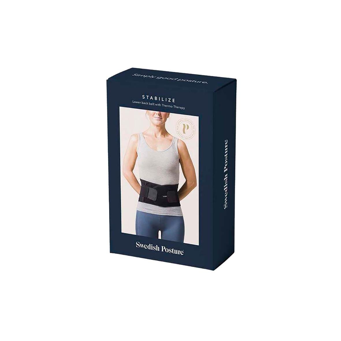 Ländryggsbälte för hållning, liten storlek, i förpackning