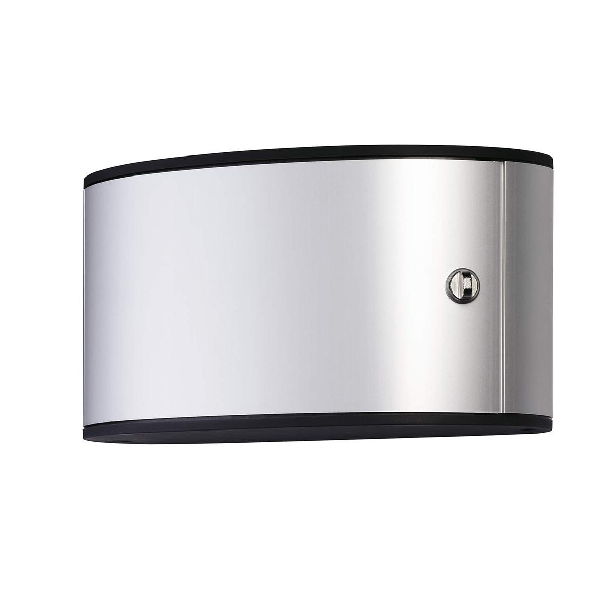 Nyckelskåp i silver med cylinderrlås för 12 nycklar, robust och slitstarkt design