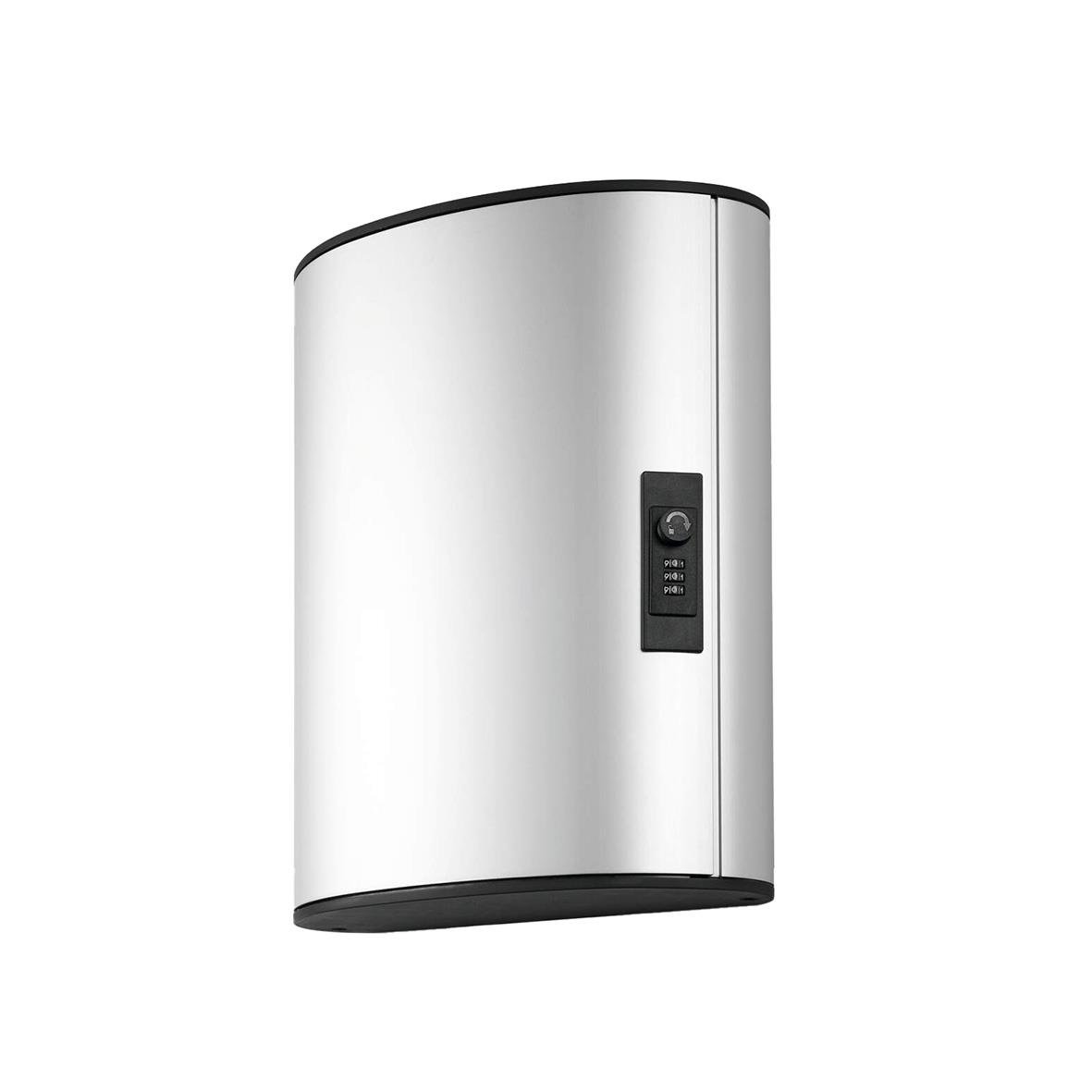Snyggt silvernyckelskåp med kodlås för 48 nycklar, robust och modern design