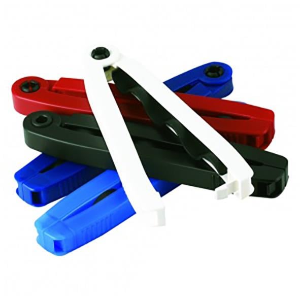 Säck/påsförslutare i sorterade färger, 240mm