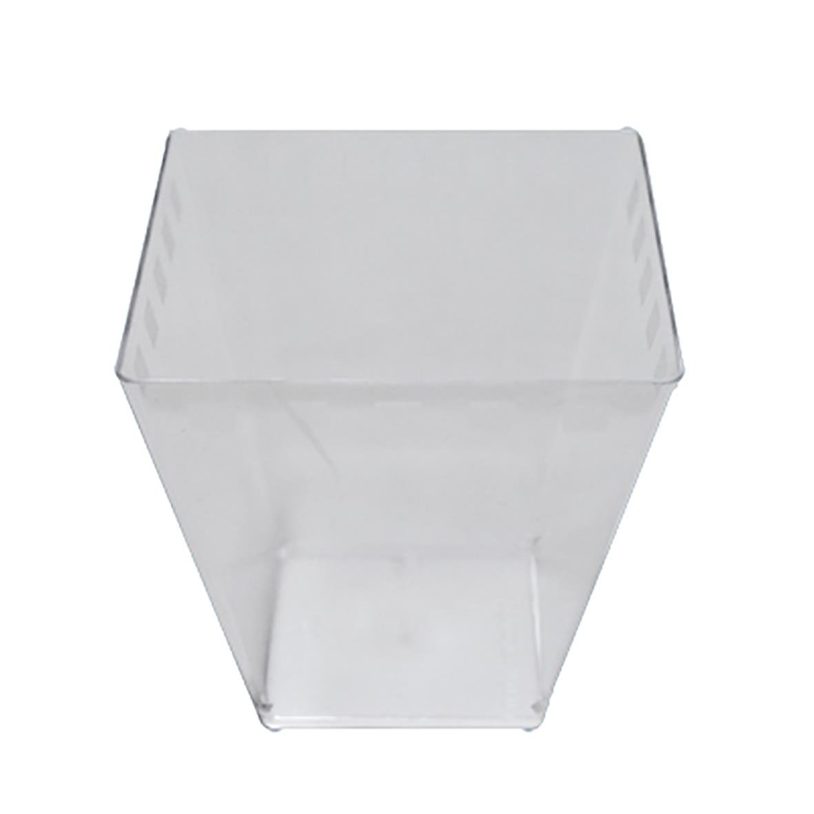 Klar plastbägare Era PS 62x62x60mm, 120ml