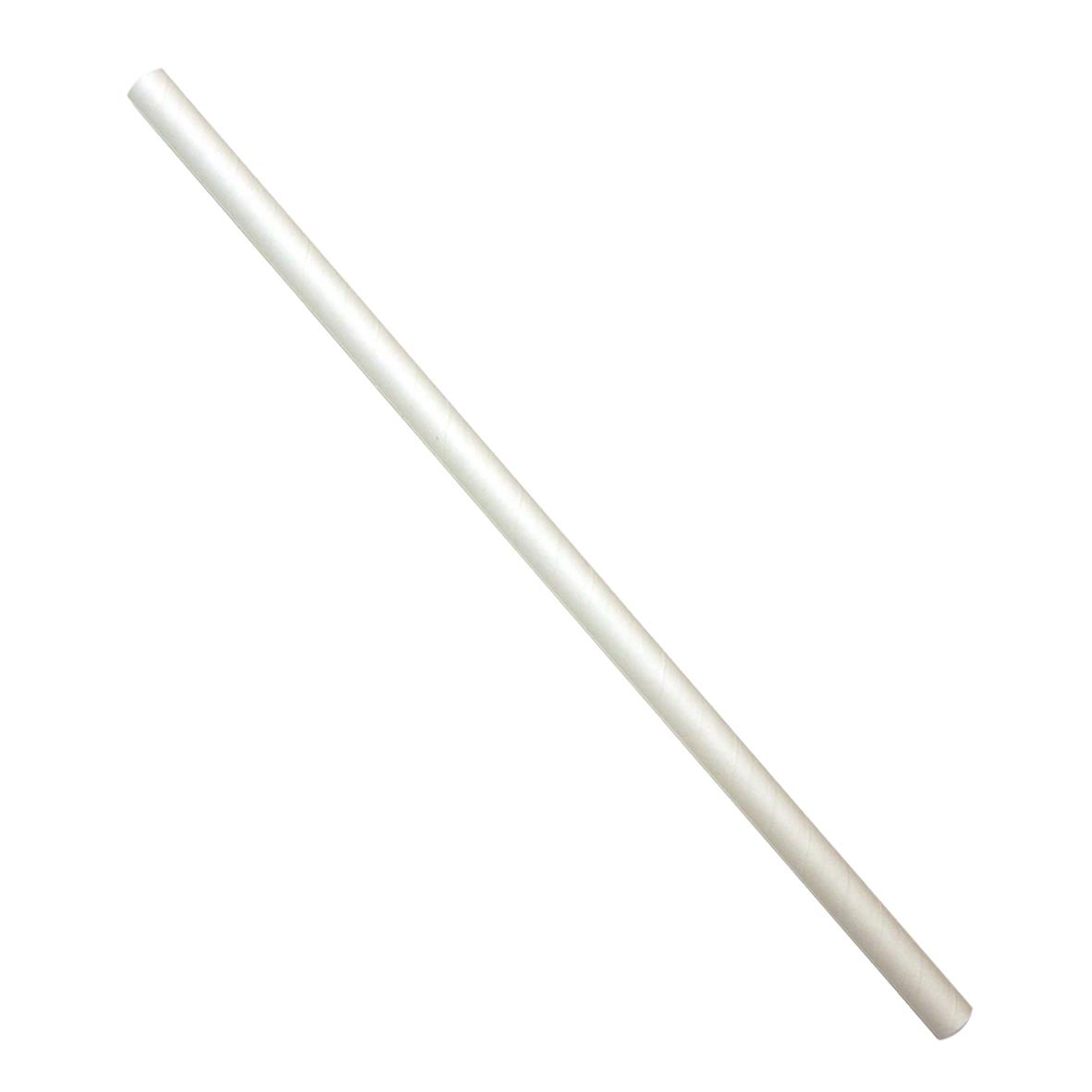 Sugrör Papper Vit Ø10,7x210mm