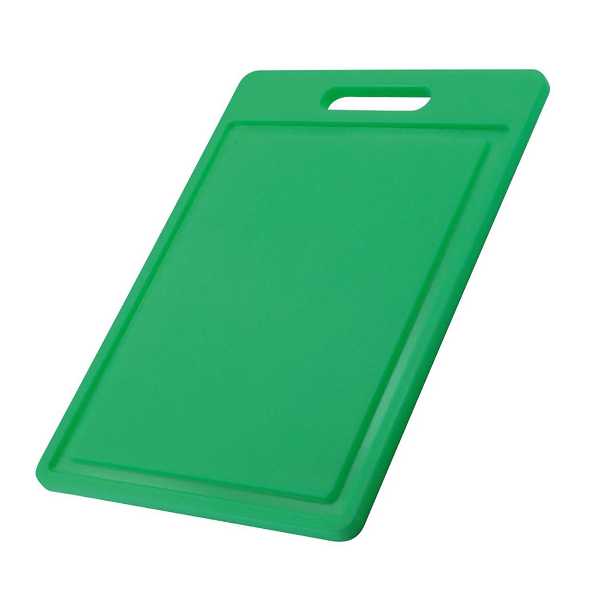 Grön skärbräda av polypropylene 35x25x1,2cm