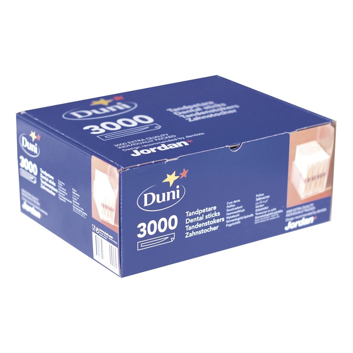 Duni Jordan tandpetare i singelpack, 50mm, i blå kartong