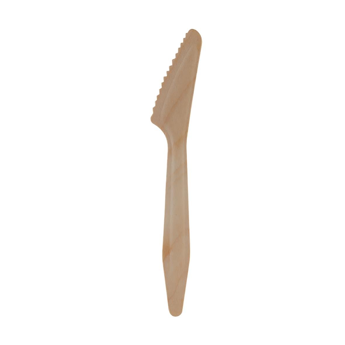 Engångsbestick Kniv vaxat trä 185mm 79050520_1