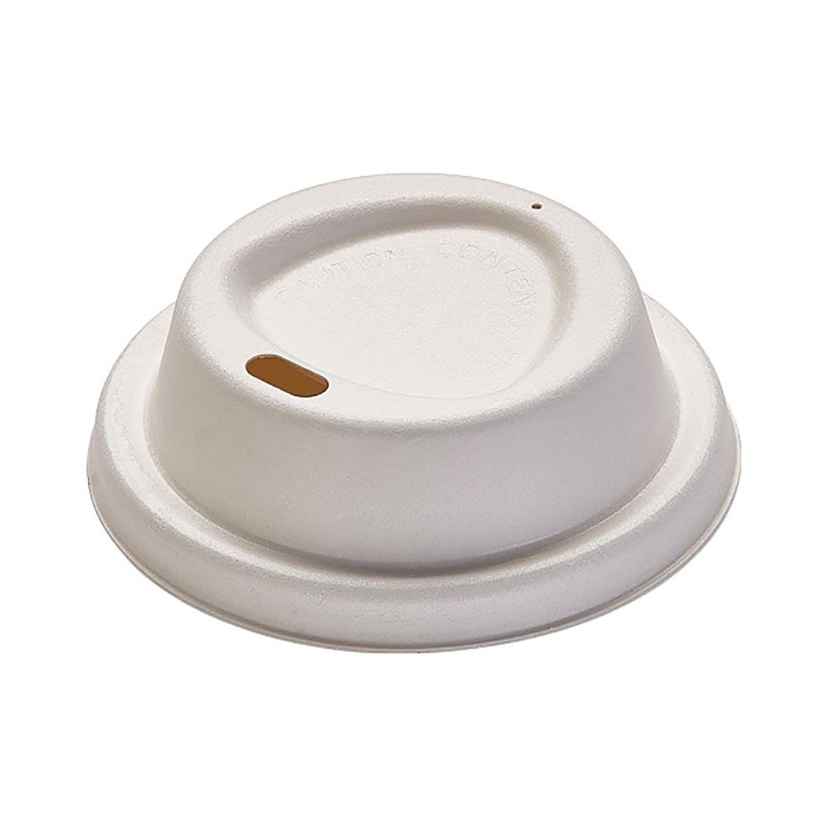 Brun pappersmugg Lock Till Pappersmugg Bagasse 80mm 24cl