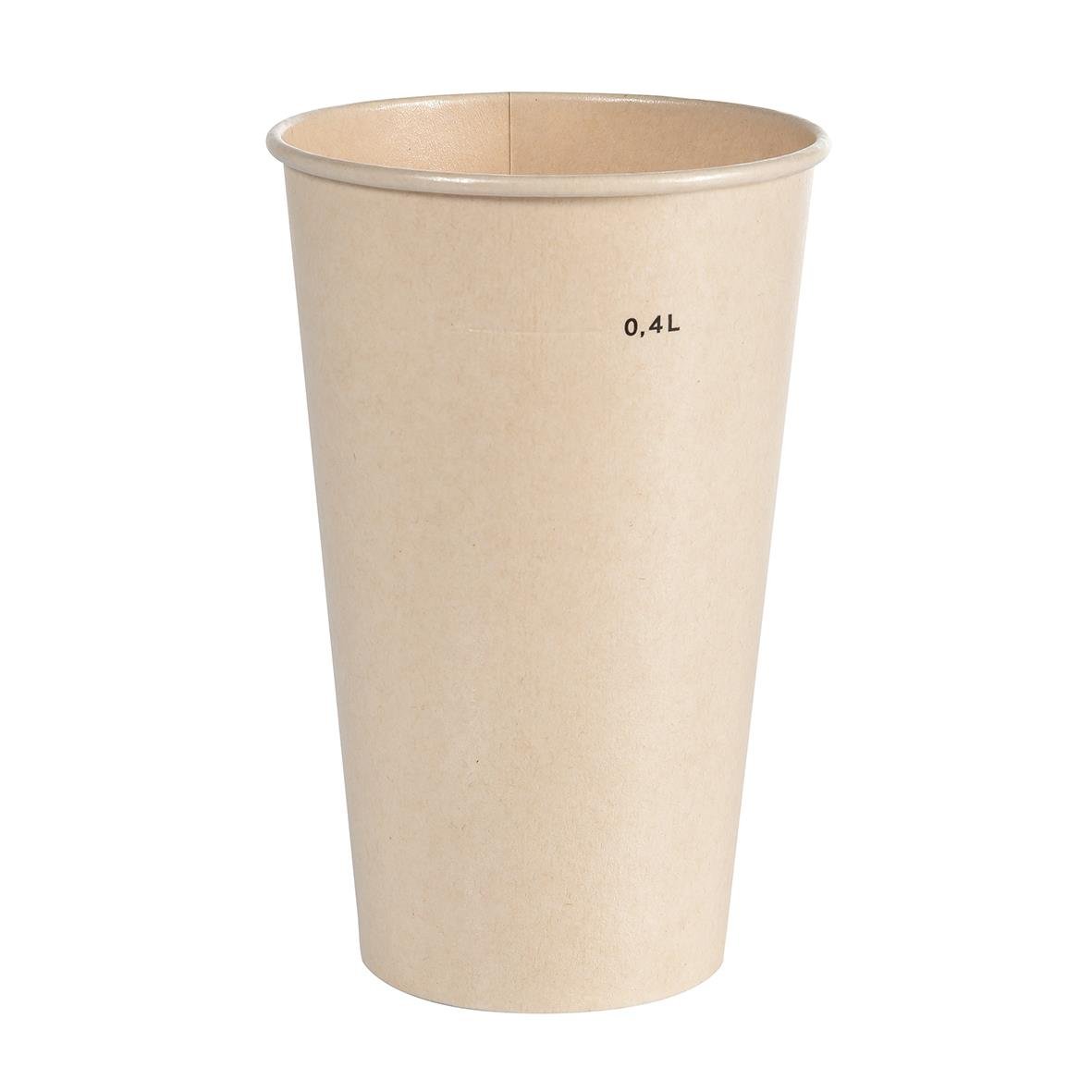 Pappersmugg Duni Breeze Bagasse/PLA Natur 47cl