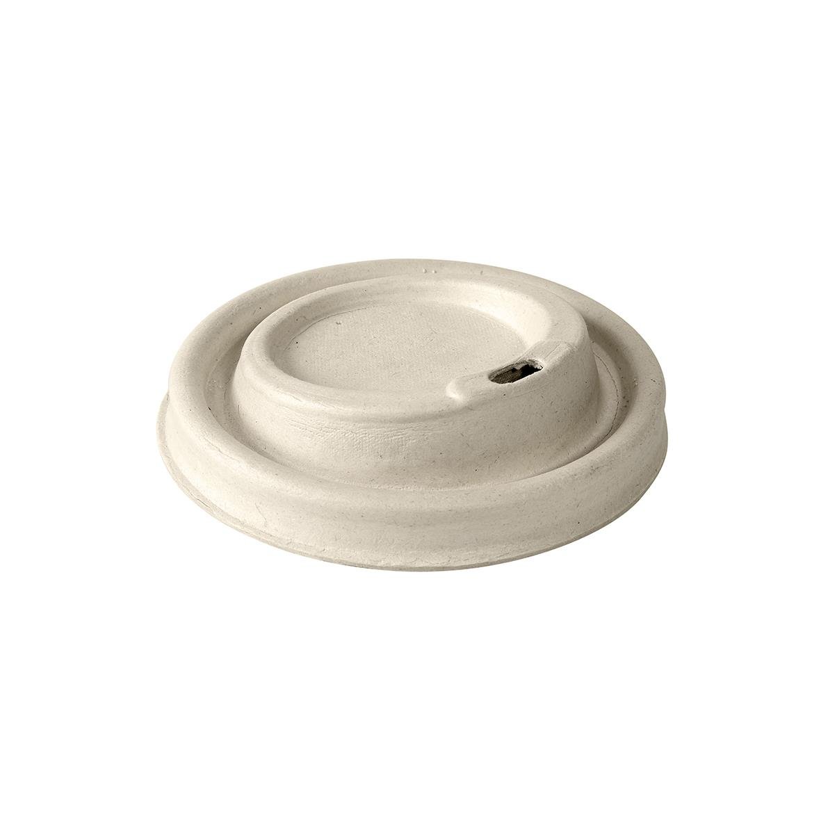 Lock Sip Duni till Breeze Bagasse 35/47/59cl, vit lock för engångsartiklar