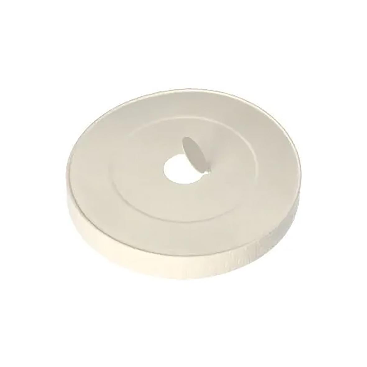 Vit lock till pappersmugg X-Hål 24cl med Ø80mm