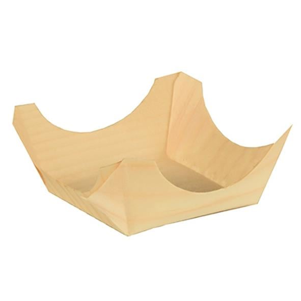 Skål Eco trä fyrkantig 2,5x6x6cm i trä