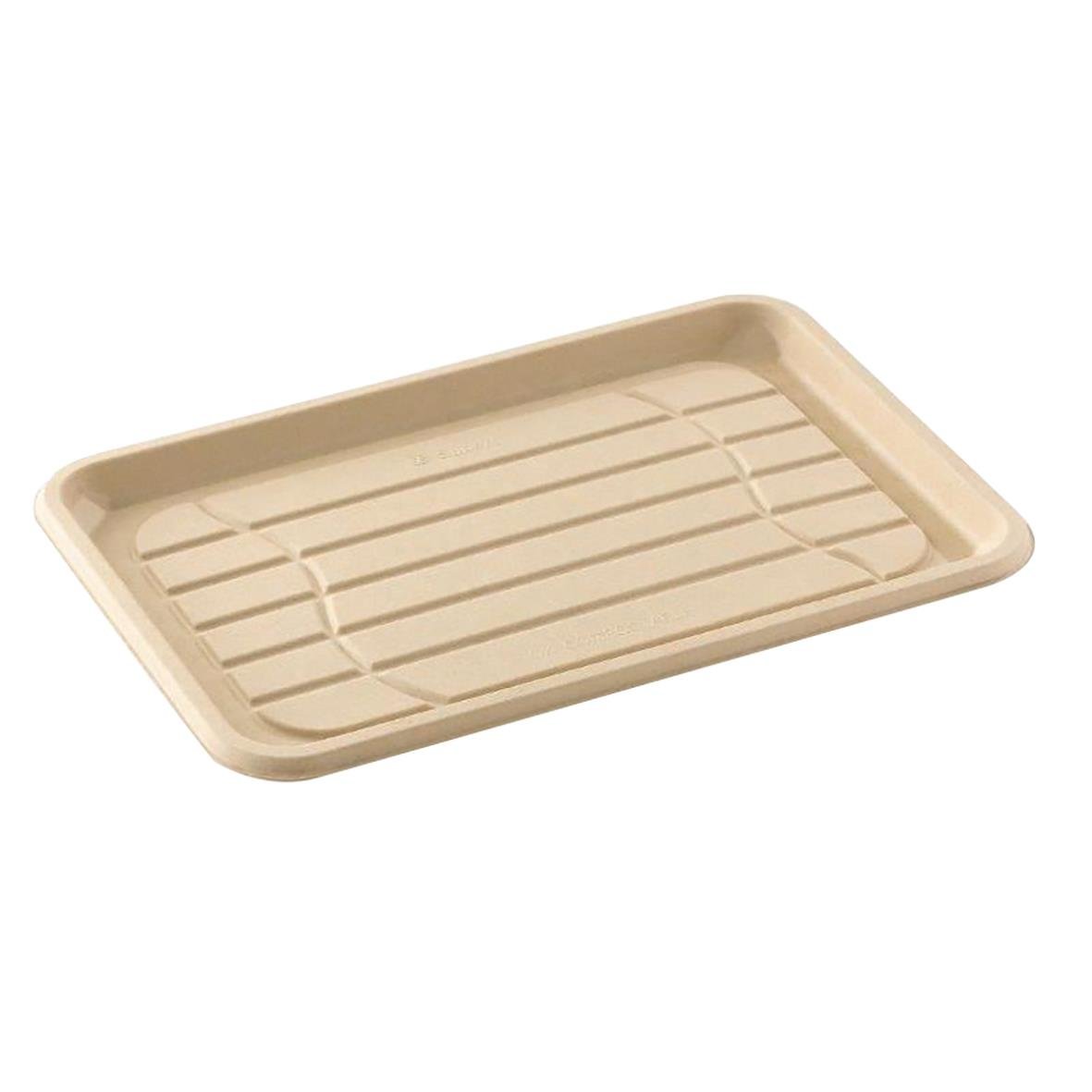 Uppläggningsfat av bagasse 460x300x30mm