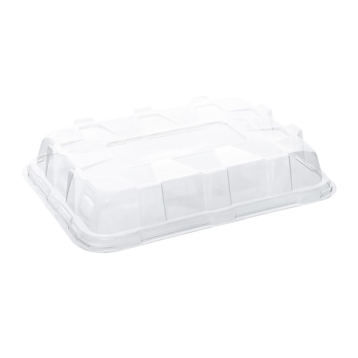 Lock rPET till uppläggningsfat av bagasse 350x240x80mm