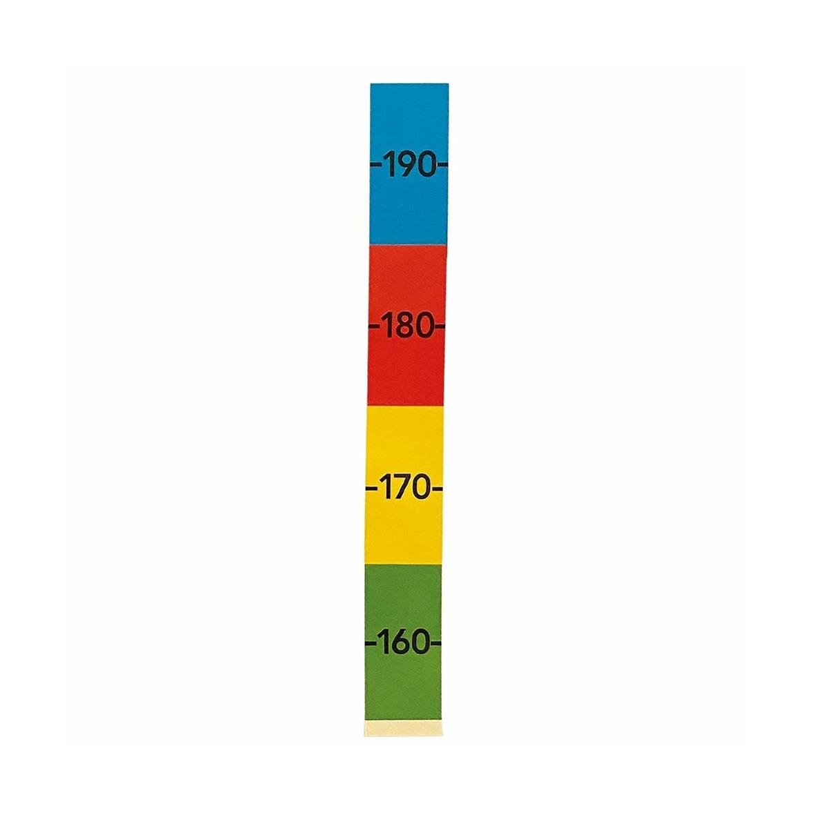 Längddekal Råndekal 155-195cm, 4-färgad, 400x50mm
