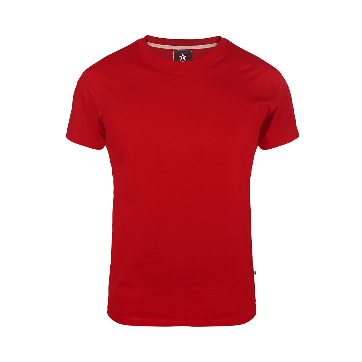 Röd T-shirt Texstar TS13 i storlek 2XL