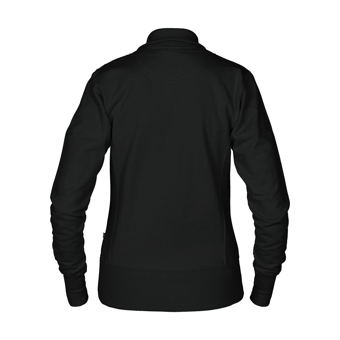 Svart sweatshirt från Texstar WC04 Dam i storlek XL sett bakifrån