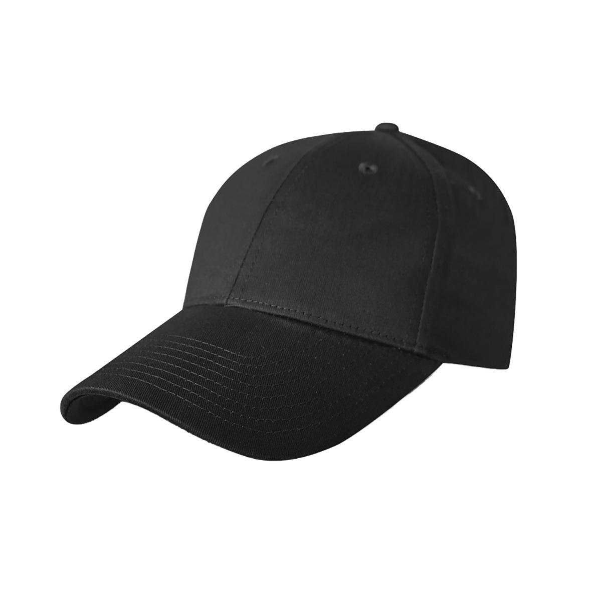 Svart keps med Eagle 227 Basic Svart-tryck och justerbar rem