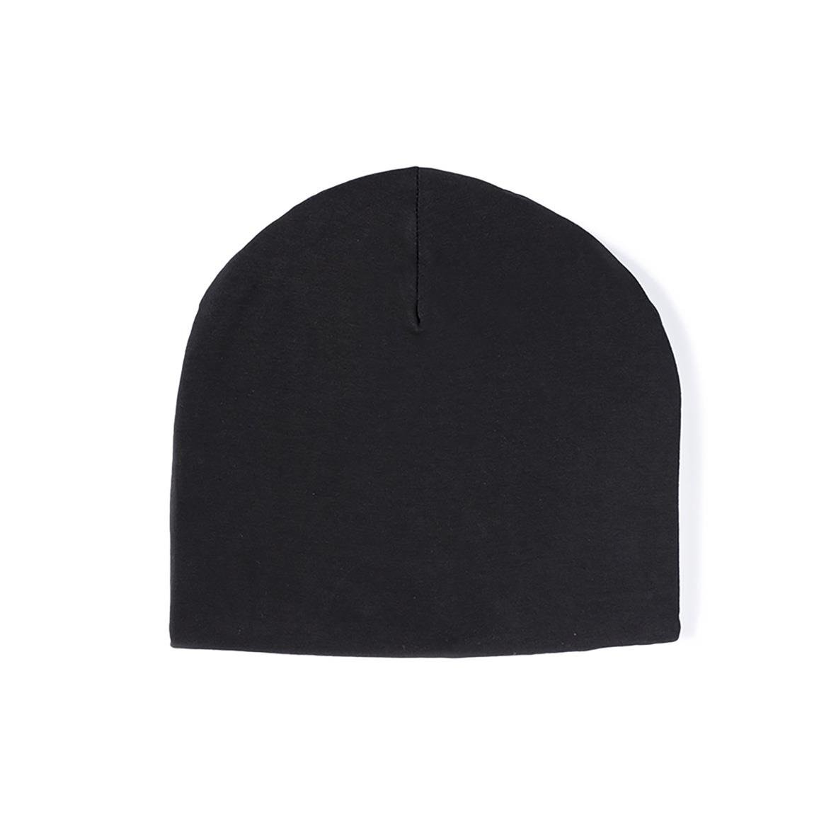 Svart mössa i enkel design, modell GTK 229 Nova