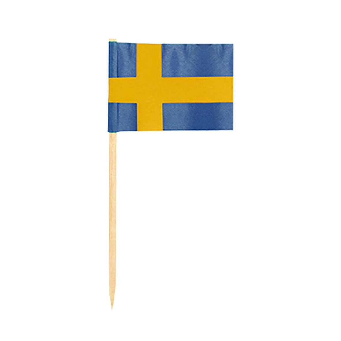 Cocktailflagga Sverige tandpetare 83200002