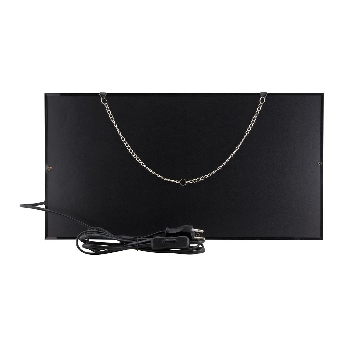 LED-skylt Securit Open Röd + Blå 24x48cm med kedja och strömkabel