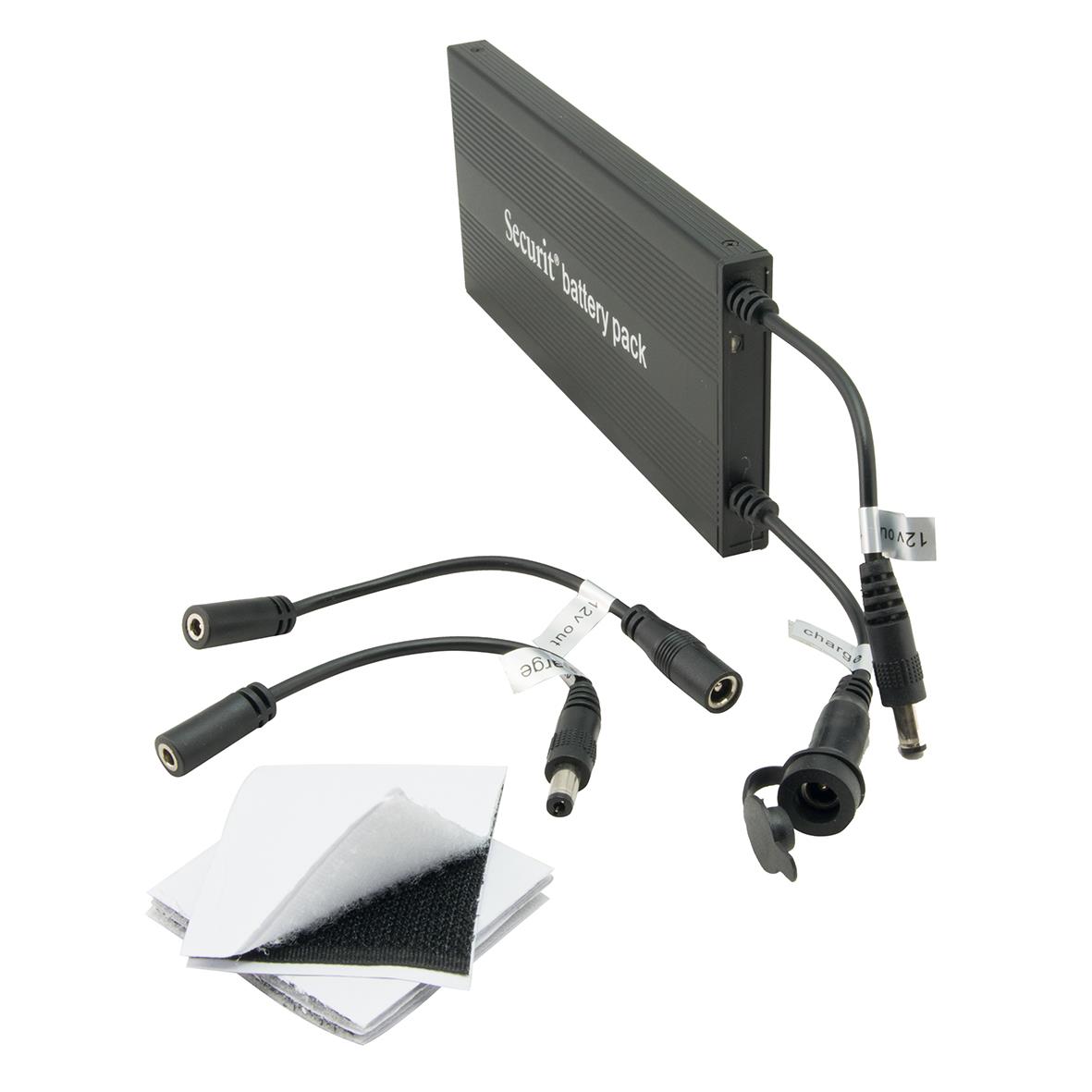 Vattentät batteripaket för informationsställ LED med 36 timmars batteritid och tillbehör