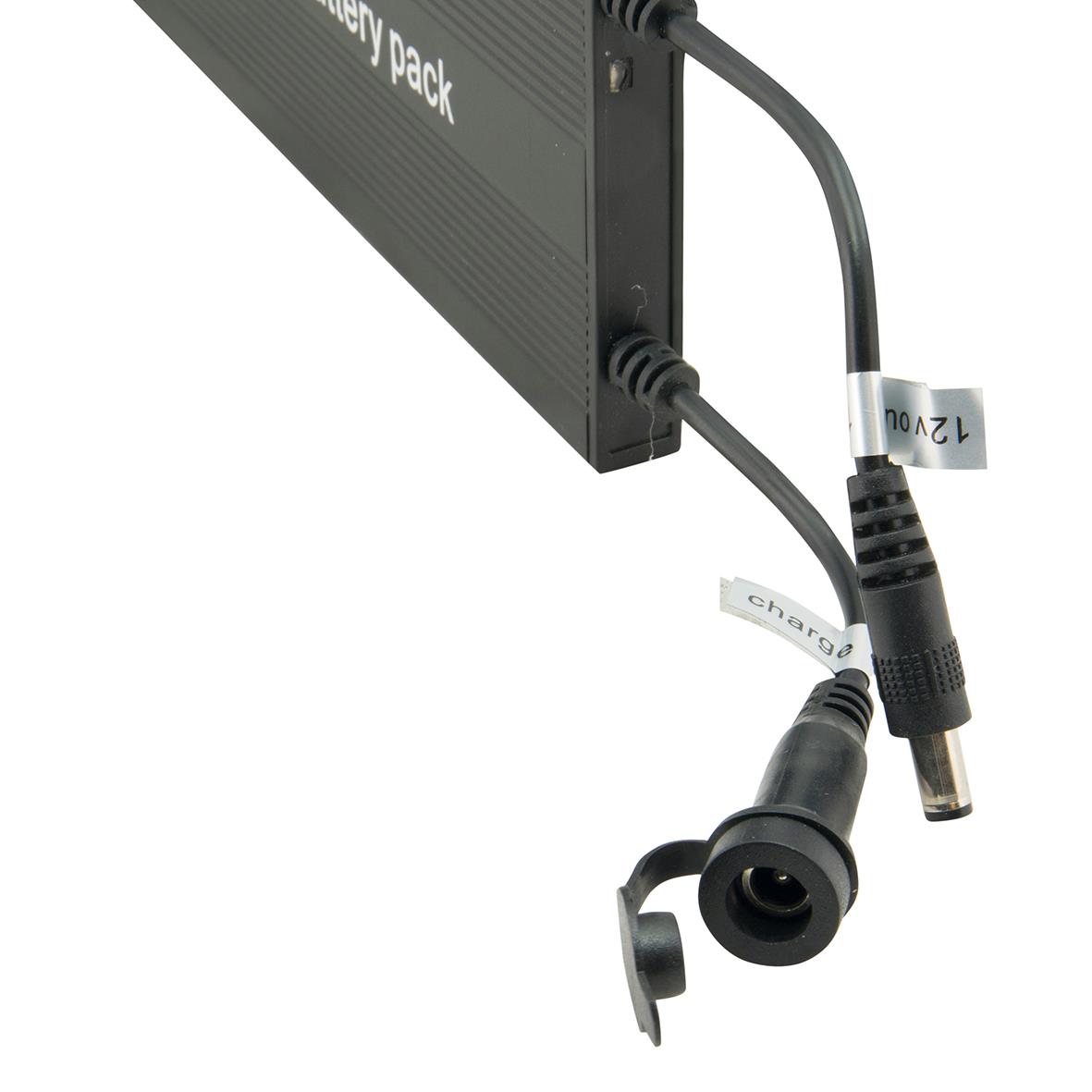 Vattentät batteri till informationsställ med LED, 36 timmars batteritid