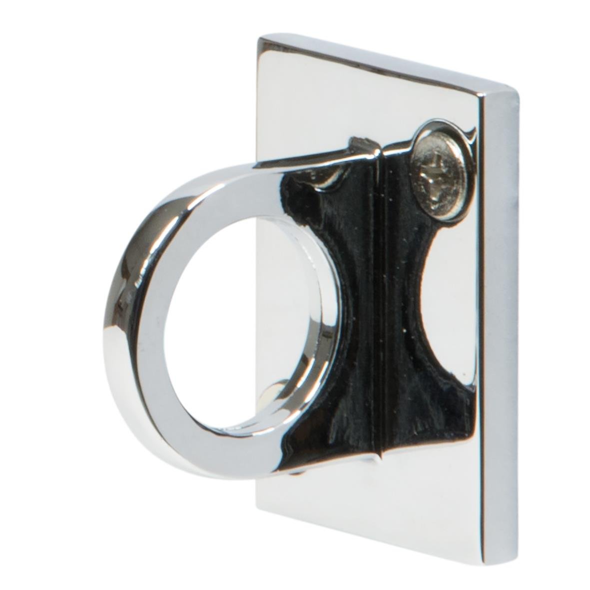 Väggfäste Securit för avspärrningsrep i silver