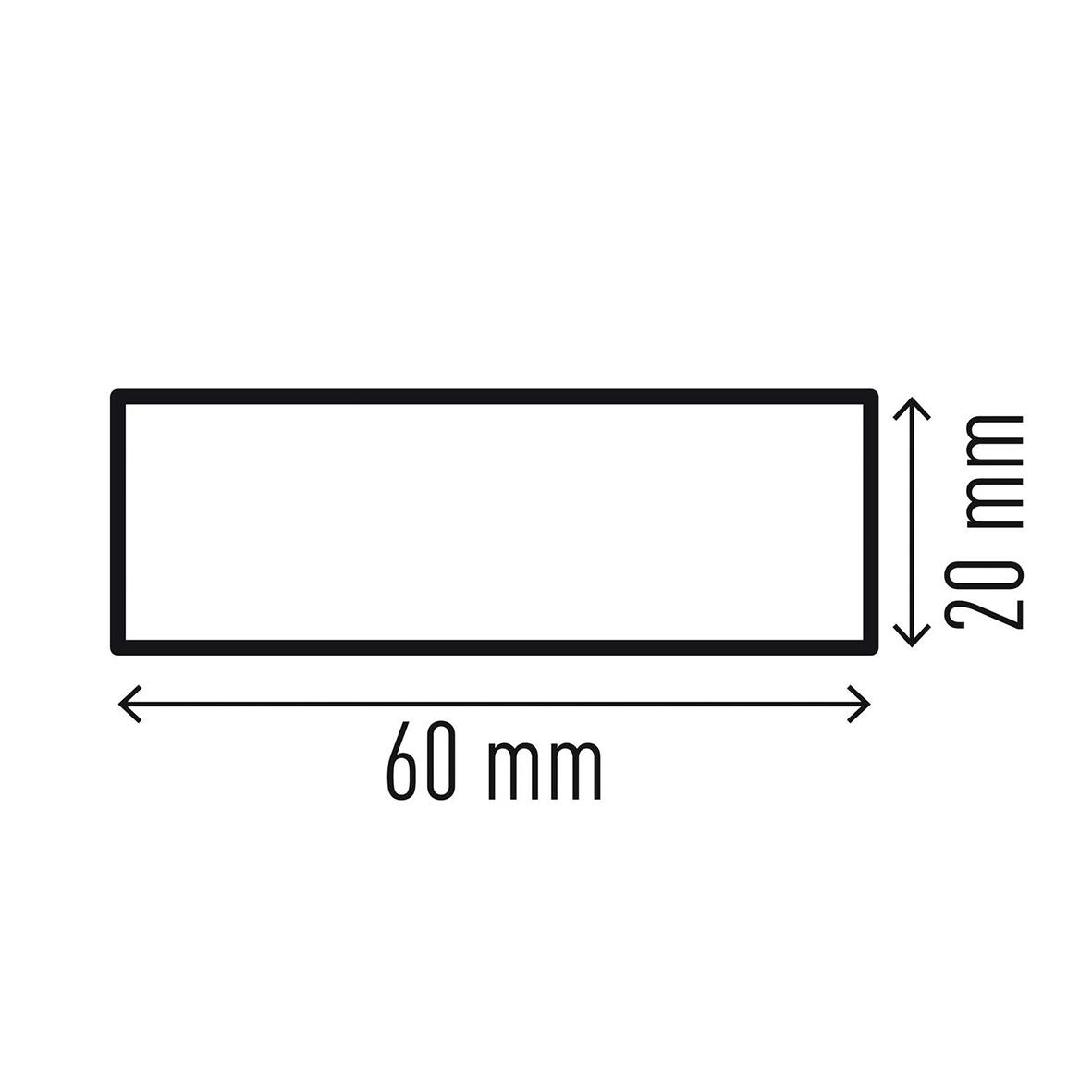 Väggskydd Durable S20 Gul/Svart 1000x60x20mm 85020015_4