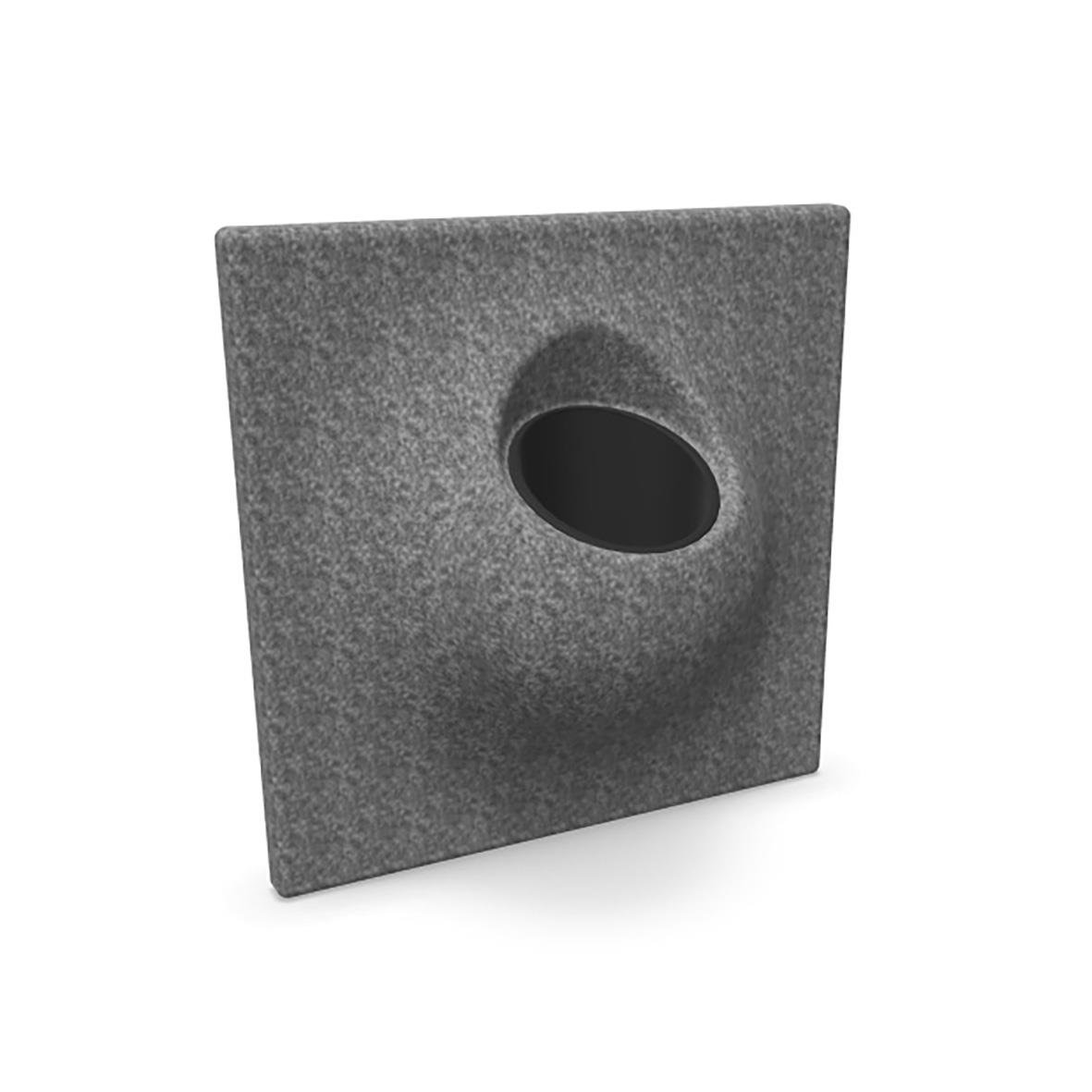 Väggmonterad ljudabsorberande växtpanel Gravel med hål