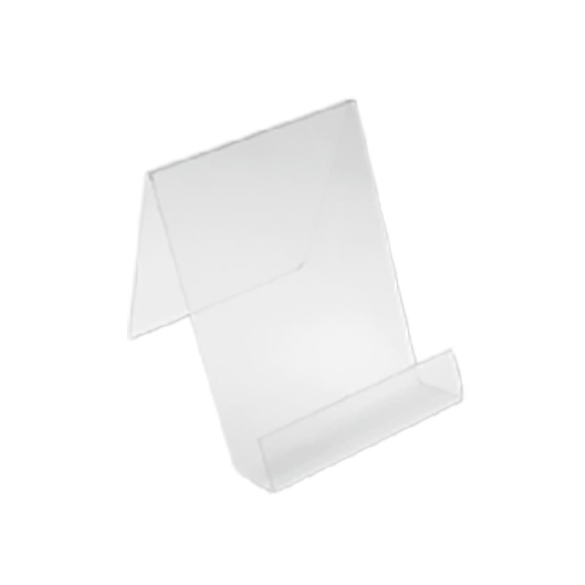 Öppet transparent broschyrställ för A5-format, enkelt att visa och ta bort broschyrer