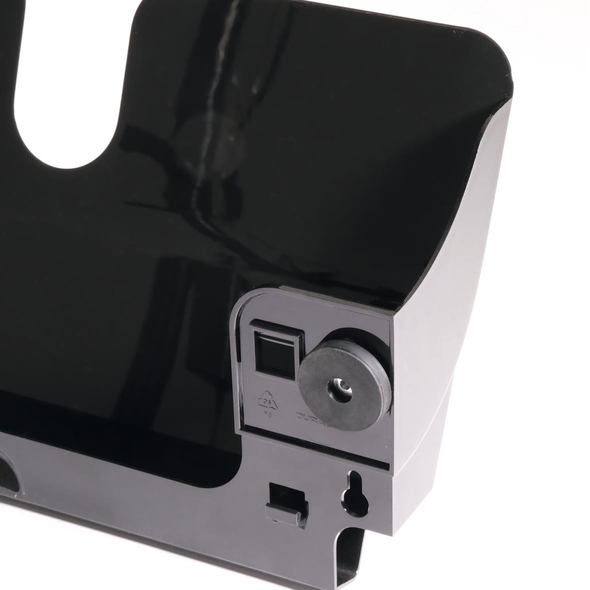 Svart blankettfack Durable FLEXIPLUS med magnet och två fack för A4 i svart