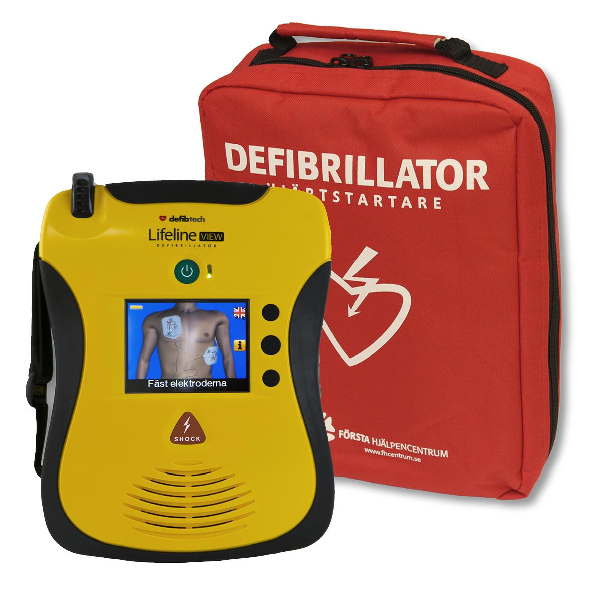 Hjärtstartare Inkl. Väska Defibtech Lifeline View 86020004_1