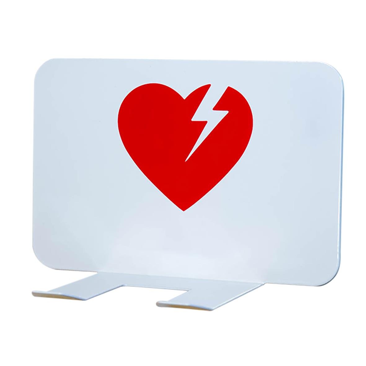 Väggfäste till hjärtstartare, vit, universell