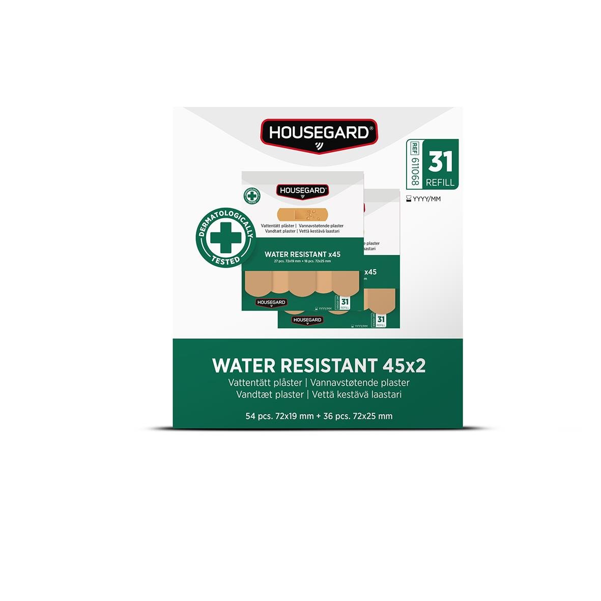 Plåster Housegard Vattentåliga Refill för vattenresistenta plåster, 45x2